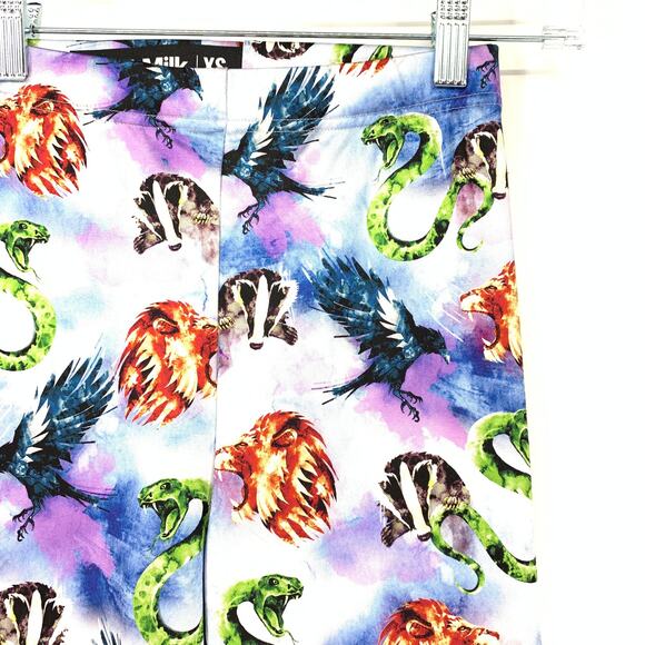 Black Milk Womens Size XS Harry Potter Hogwarts Houses Print Leggings Multicolor - Picture 5 of 8